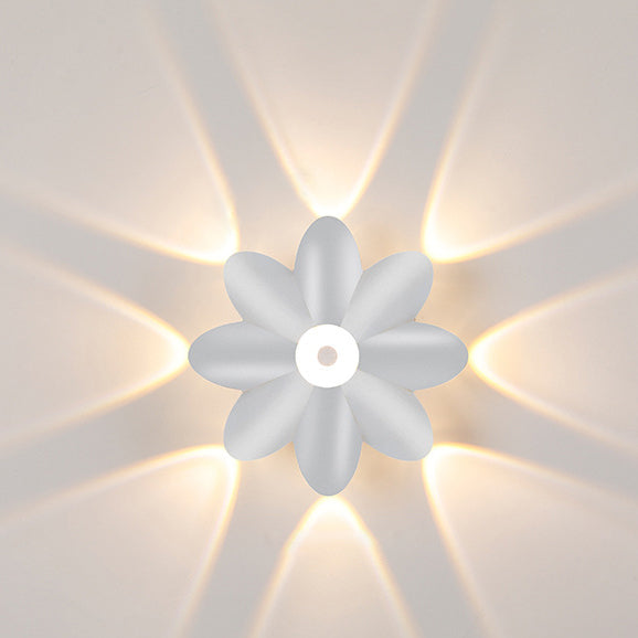 Modern Simplicity Plum Blossom Waterproof Aluminum LED Wall Sconce Lamp For Hallways