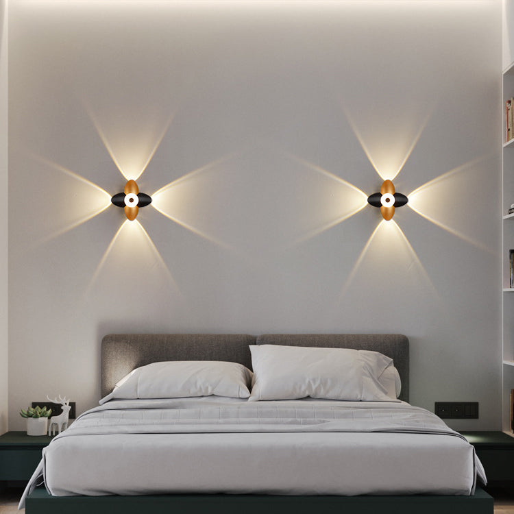 Modern Simplicity Plum Blossom Waterproof Aluminum LED Wall Sconce Lamp For Hallways