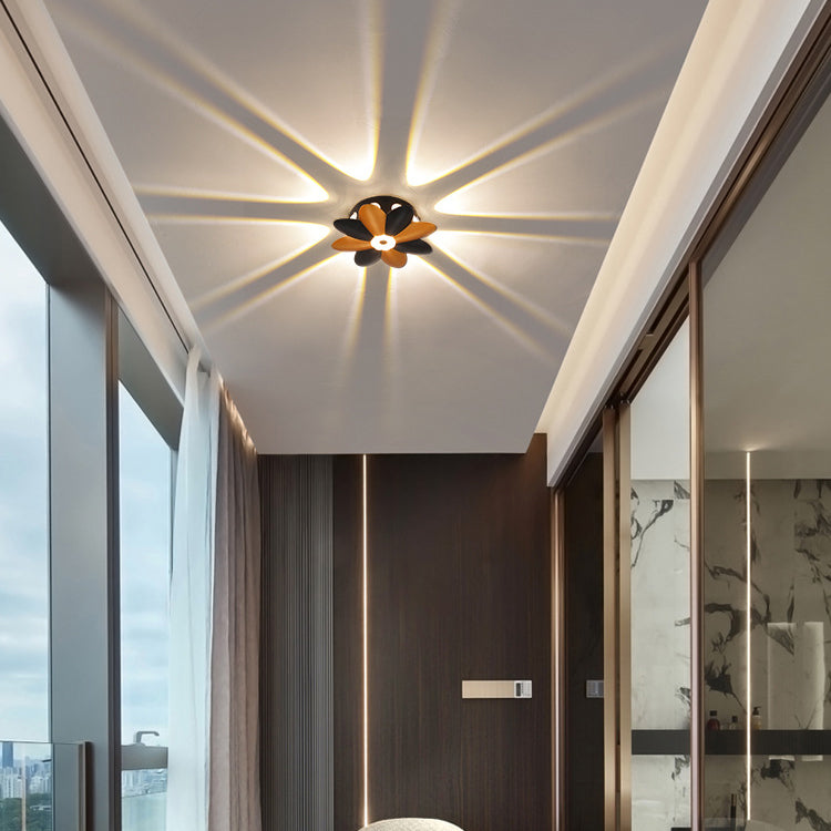 Modern Simplicity Plum Blossom Waterproof Aluminum LED Wall Sconce Lamp For Hallways