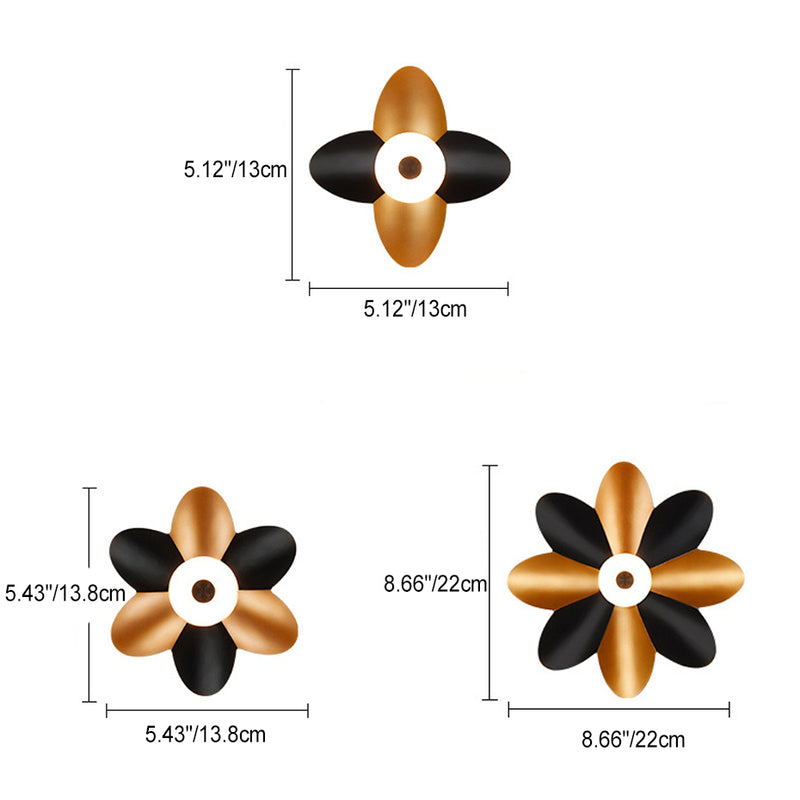 Modern Simplicity Plum Blossom Waterproof Aluminum LED Wall Sconce Lamp For Hallways