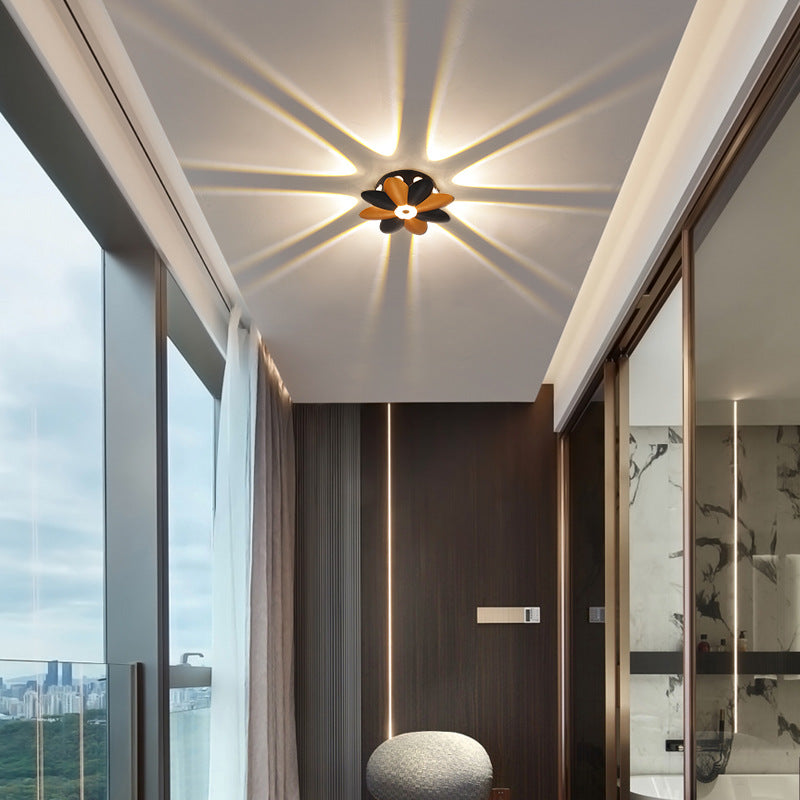 Modern Simplicity Plum Blossom Waterproof Aluminum LED Wall Sconce Lamp For Hallways