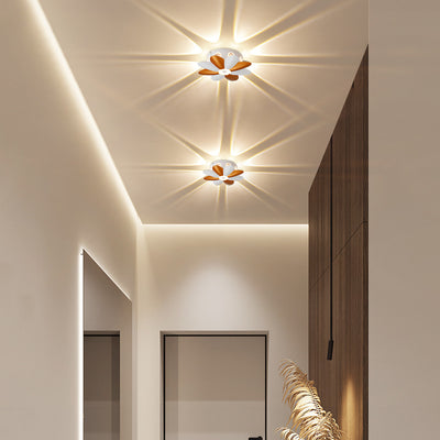 Modern Simplicity Plum Blossom Waterproof Aluminum LED Wall Sconce Lamp For Hallways
