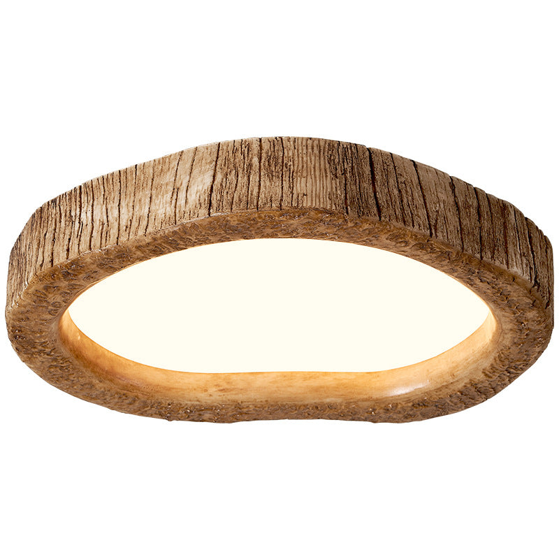 Plafonnier LED en résine en forme de cœur nordique contemporain pour chambre à coucher 