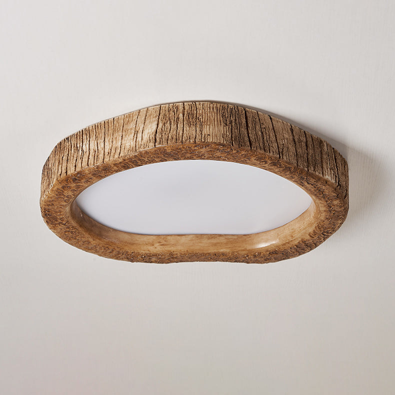 Plafonnier LED en résine en forme de cœur nordique contemporain pour chambre à coucher 