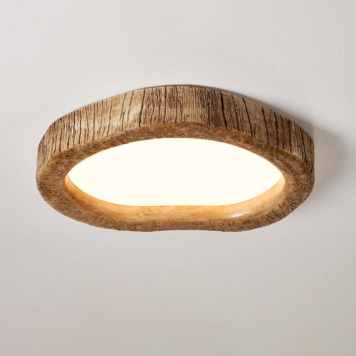 Plafonnier LED en résine en forme de cœur nordique contemporain pour chambre à coucher 