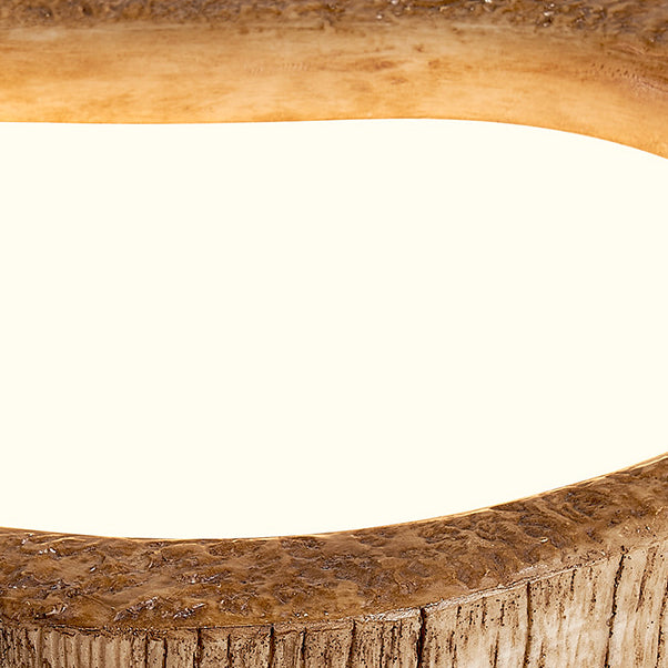 Plafonnier LED en résine en forme de cœur nordique contemporain pour chambre à coucher 