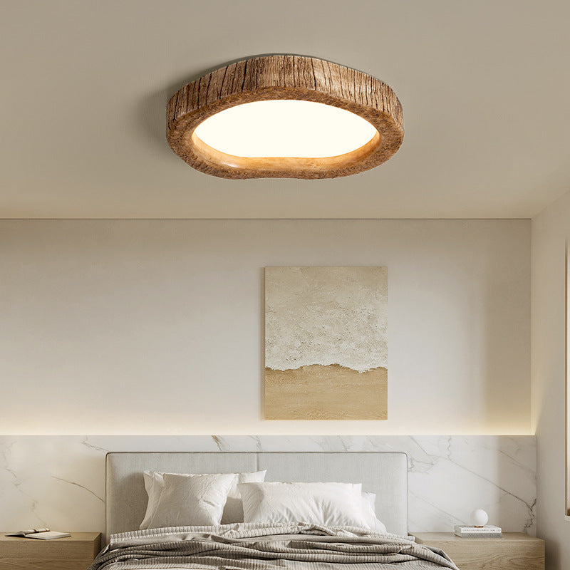 Plafonnier LED en résine en forme de cœur nordique contemporain pour chambre à coucher 
