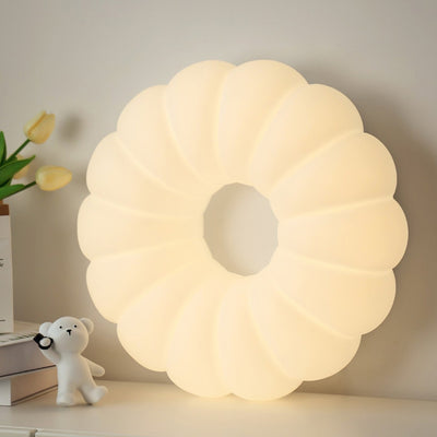 Zeitgenössisches nordisches Cremebär PE Hardware LED Deckenleuchte für Schlafzimmer 