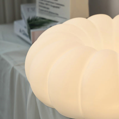 Zeitgenössisches nordisches Cremebär PE Hardware LED Deckenleuchte für Schlafzimmer 