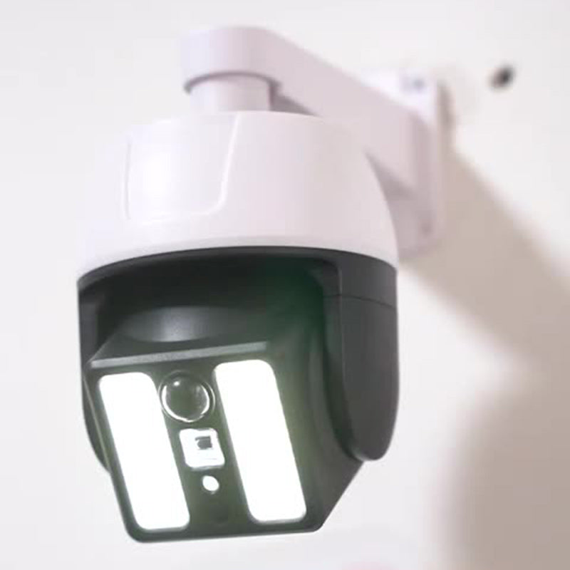 Lámpara de Aplique de Pared LED Solar de Imitación Creativa Contemporánea a Prueba de Agua de Silicona ABS PC para Patio Exterior 