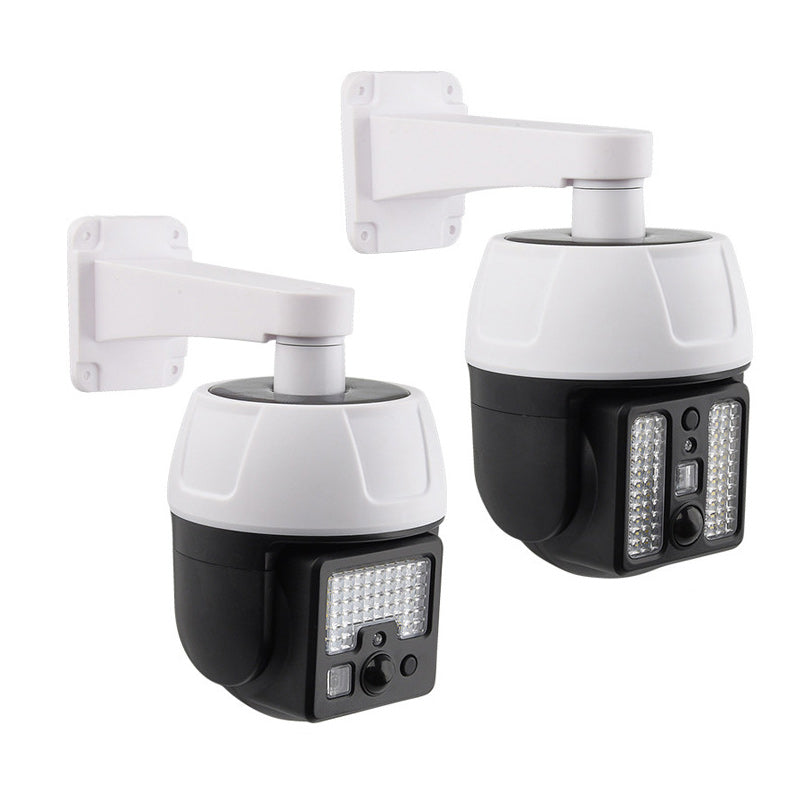 Lámpara de Aplique de Pared LED Solar de Imitación Creativa Contemporánea a Prueba de Agua de Silicona ABS PC para Patio Exterior 