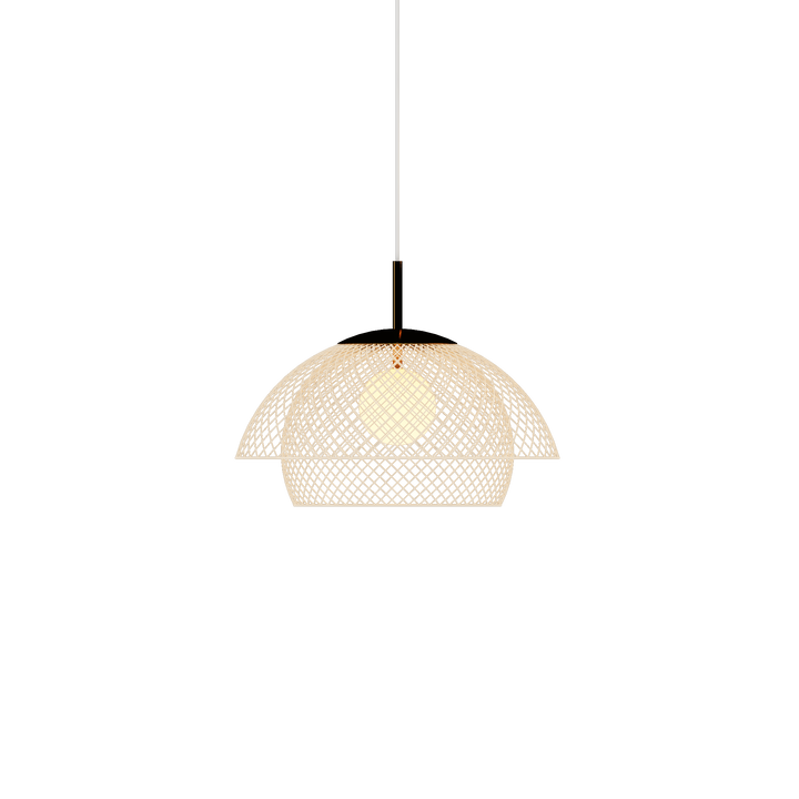 Traditional Japanese Iron Net Hardware 1 - Light Pendant Light For Dining Room