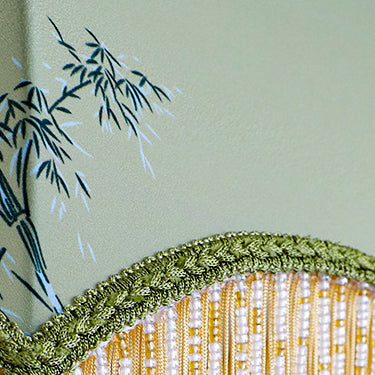 Traditioneller chinesischer Stickstoffstoff Messing 1 - Licht Pendelleuchte für Wohnzimmer 