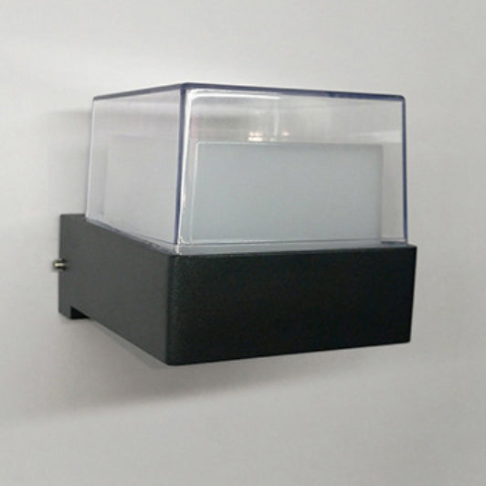 Lámpara de Aplique LED de Pared de Aluminio Acrílico Impermeable Cilindro Cubo de Simplicidad Moderna para Pasillos 