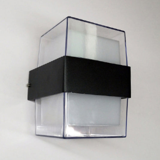 Lámpara de Aplique LED de Pared de Aluminio Acrílico Impermeable Cilindro Cubo de Simplicidad Moderna para Pasillos 
