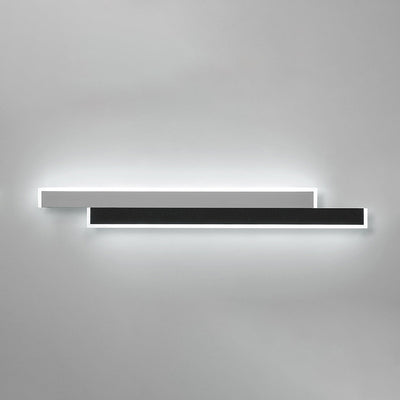 مصباح حائط LED من الأكريليك والحديد بتصميم شريط طويل عصري وبسيط لغرفة المعيشة 