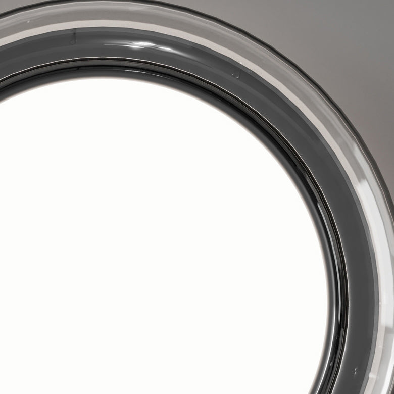 Luz de techo LED empotrada de acrílico transparente redonda nórdica contemporánea para dormitorio 