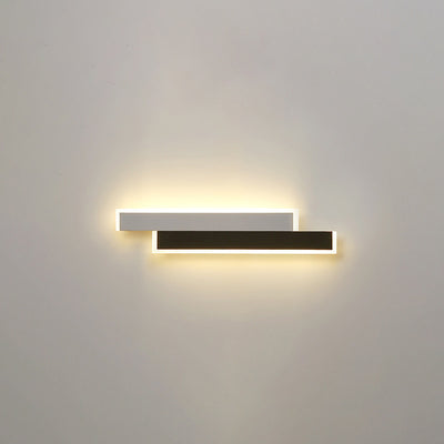 مصباح حائط LED من الأكريليك والحديد بتصميم شريط طويل عصري وبسيط لغرفة المعيشة 