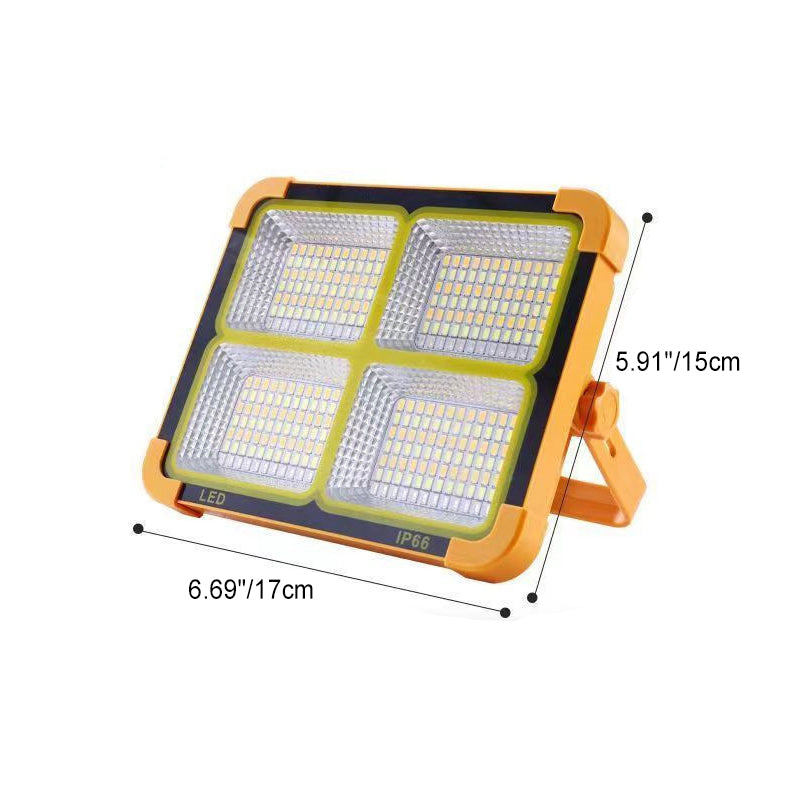 ضوء LED خارجي مربع من السيليكون PE المقاوم للماء بالطاقة الشمسية بتصميم بسيط حديث للاستخدام الخارجي 