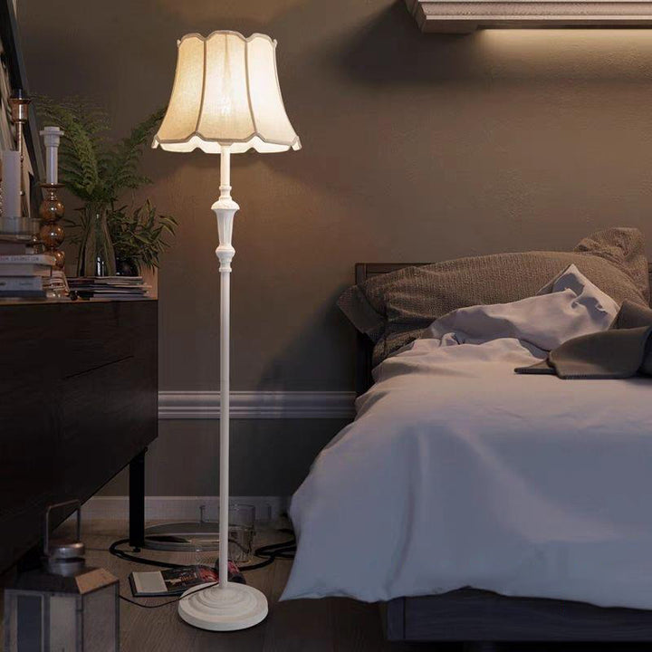 Tissu de Parapluie Nordique Contemporain Fer 1 - Lampe de Sol à Pied Pour Salon 