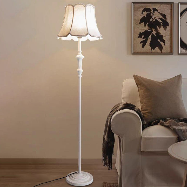 Zeitgenössische nordische Regenschirmstoff Eisen 1 - Licht Stehende Stehlampe für Wohnzimmer 
