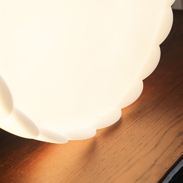 Dôme de Nuage Rétro Contemporain en Fer et Acrylique LED Plafonnier Semi-Encastré pour Chambre 