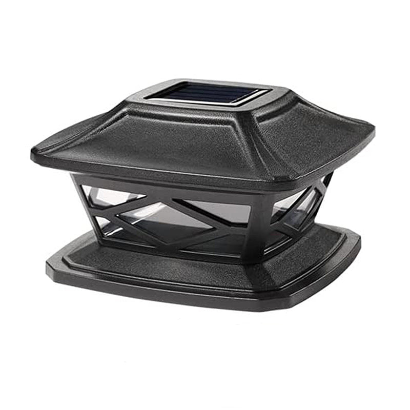 Luz LED para exteriores con forma de casa impermeable solar de simplicidad moderna de silicona PE para patio exterior 