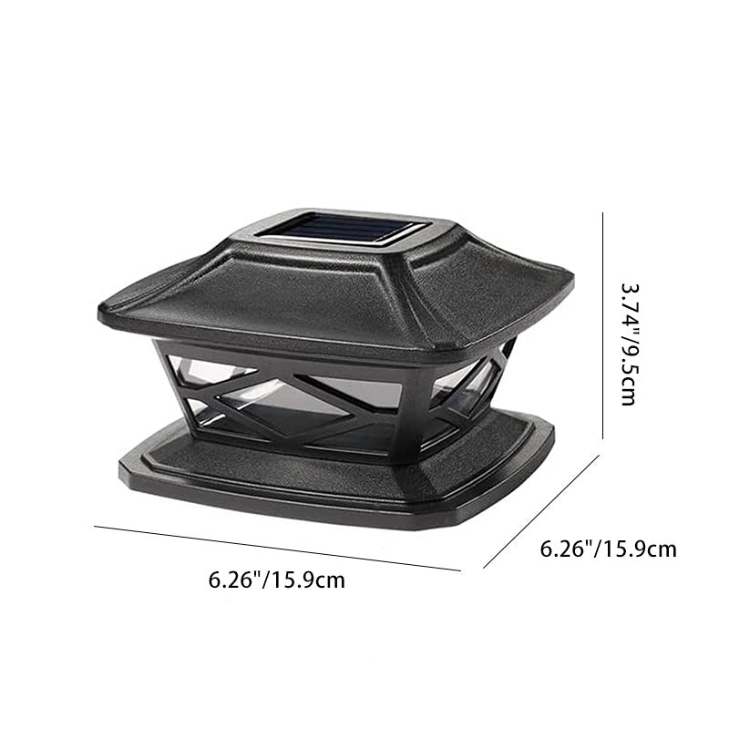 Luz LED para exteriores con forma de casa impermeable solar de simplicidad moderna de silicona PE para patio exterior 