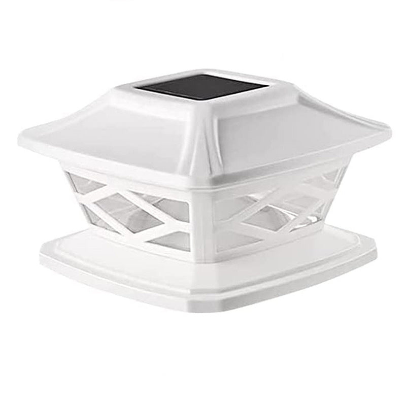 Luz LED para exteriores con forma de casa impermeable solar de simplicidad moderna de silicona PE para patio exterior 