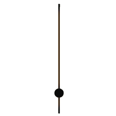 Moderne Art Deco Langstab Eisen Aluminium Silikon LED Wandleuchte für Wohnzimmer 
