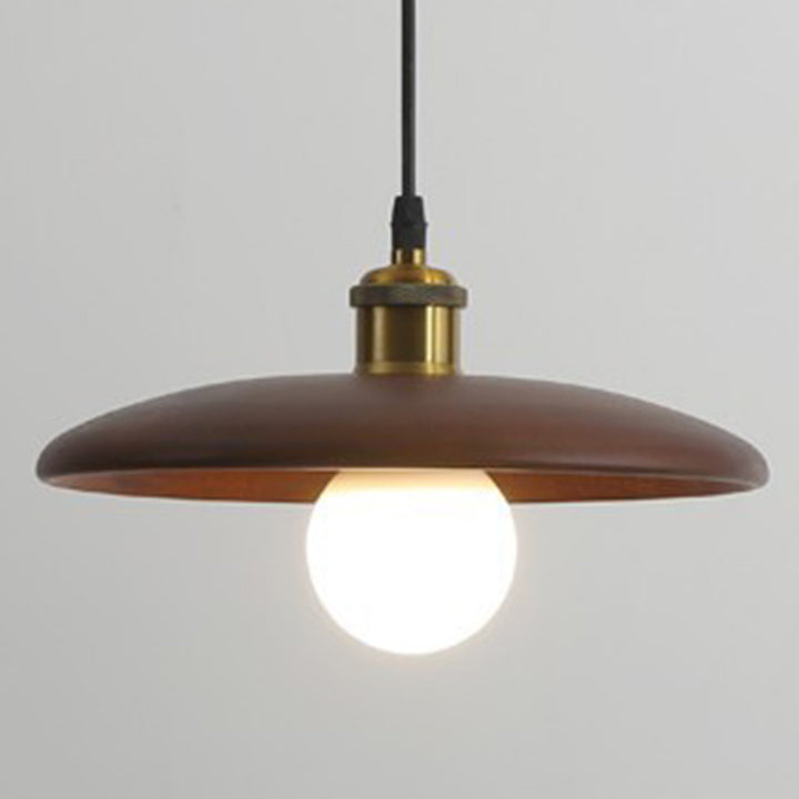 Traditioneller chinesischer Regenschirm Aluminium Massivholz 1 - Licht Pendelleuchte für Esszimmer 