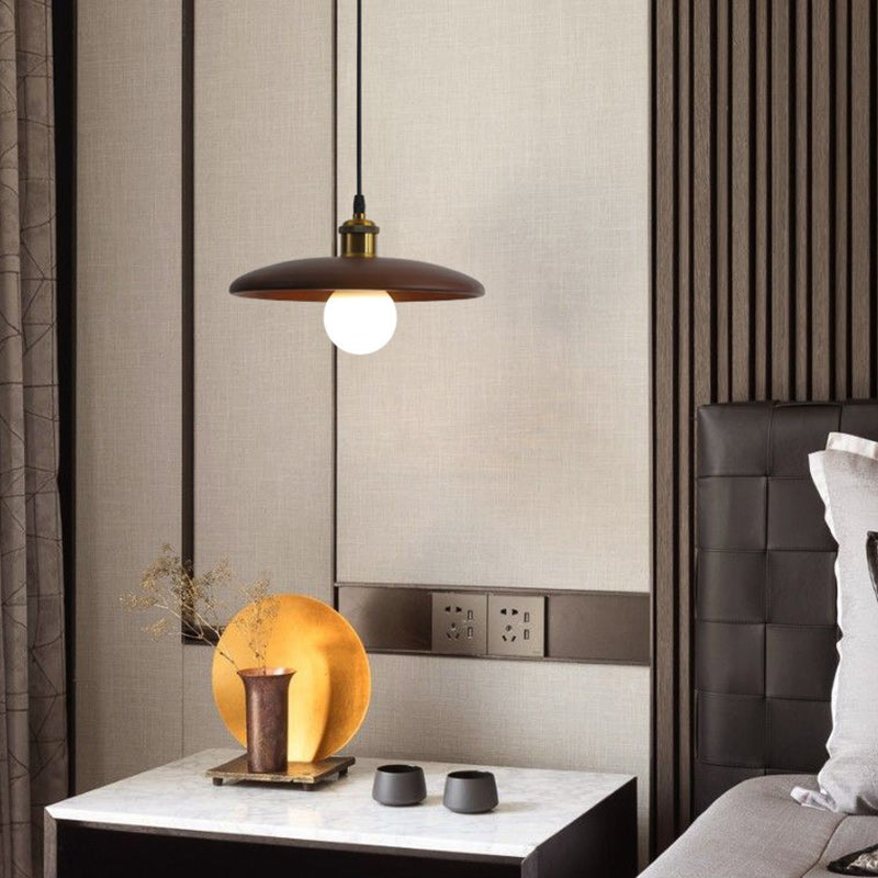Traditioneller chinesischer Regenschirm Aluminium Massivholz 1 - Licht Pendelleuchte für Esszimmer 