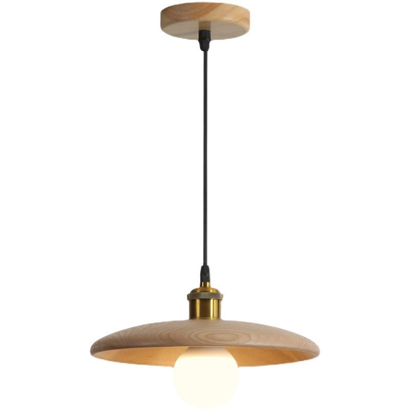 Traditioneller chinesischer Regenschirm Aluminium Massivholz 1 - Licht Pendelleuchte für Esszimmer 