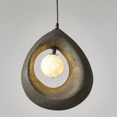 Art déco moderne entièrement en polystyrène 1 - Suspension lumineuse pour salle à manger 