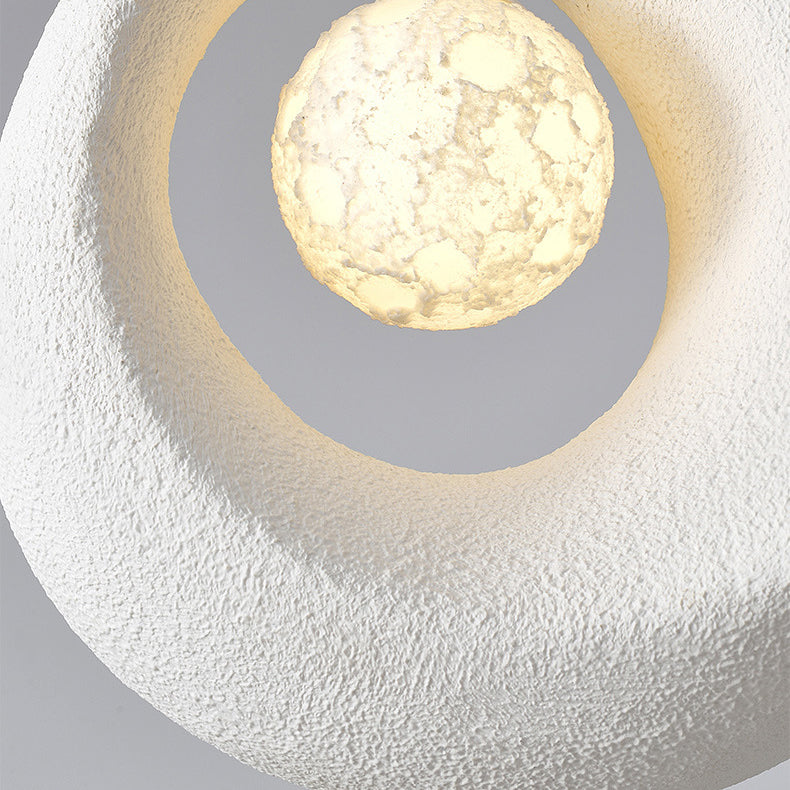 Art déco moderne entièrement en polystyrène 1 - Suspension lumineuse pour salle à manger 