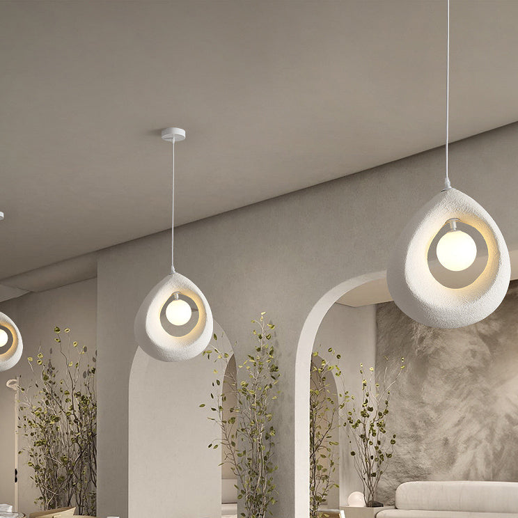 Art déco moderne entièrement en polystyrène 1 - Suspension lumineuse pour salle à manger 