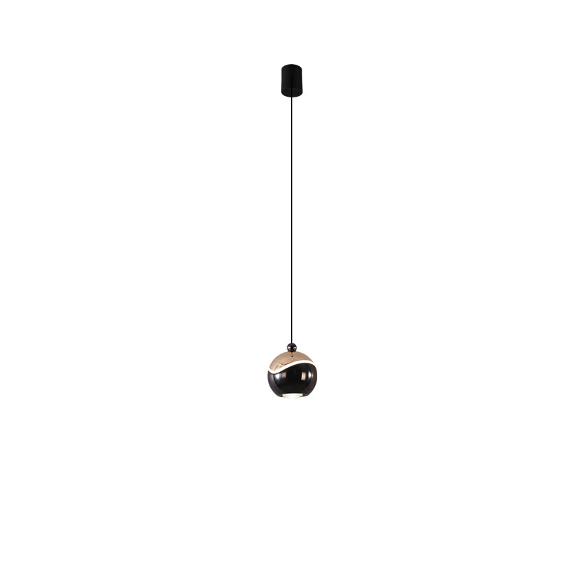 Zeitgenössische Nordic Ball Aluminium Hardware LED Pendelleuchte für Schlafzimmer 