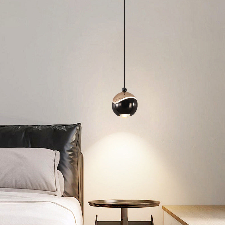 Zeitgenössische Nordic Ball Aluminium Hardware LED Pendelleuchte für Schlafzimmer 