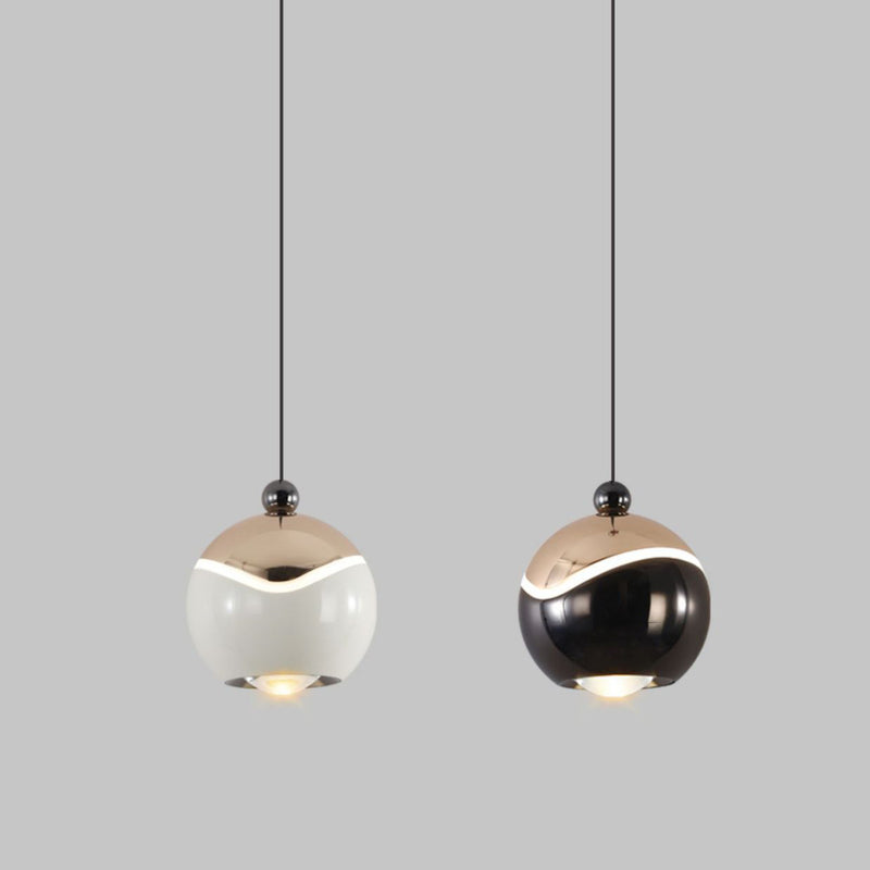 Zeitgenössische Nordic Ball Aluminium Hardware LED Pendelleuchte für Schlafzimmer 