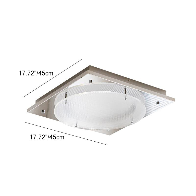 Moderne Einfachheit Quadratische Hardware Acryl Eisen LED Deckenleuchte für Schlafzimmer 
