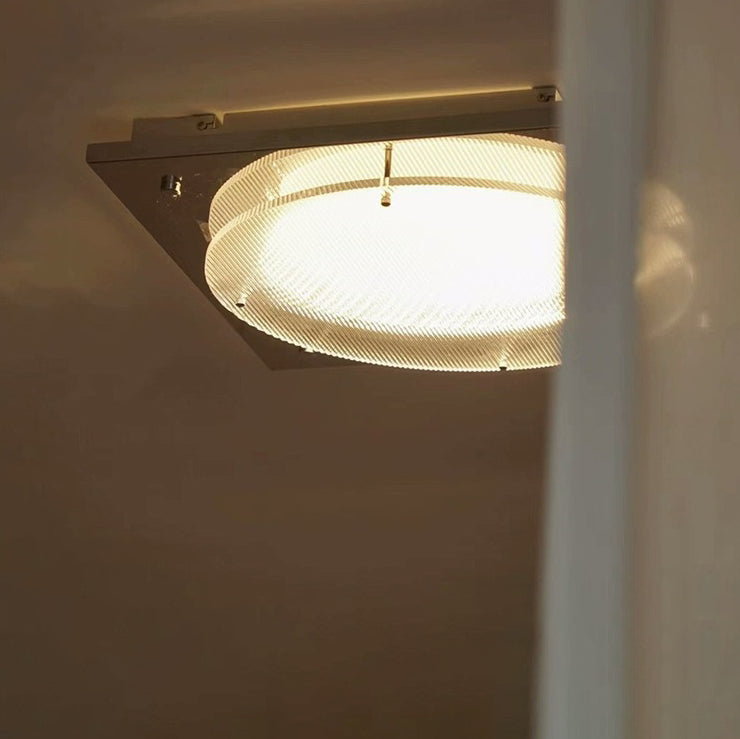 Moderne Einfachheit Quadratische Hardware Acryl Eisen LED Deckenleuchte für Schlafzimmer 