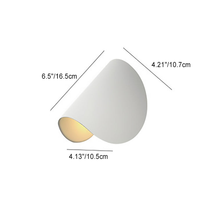 Aplique de pared redondo minimalista moderno de hierro con ajuste libre de 1 luz para pasillos 