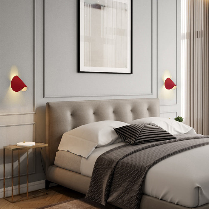 Aplique de pared redondo minimalista moderno de hierro con ajuste libre de 1 luz para pasillos 
