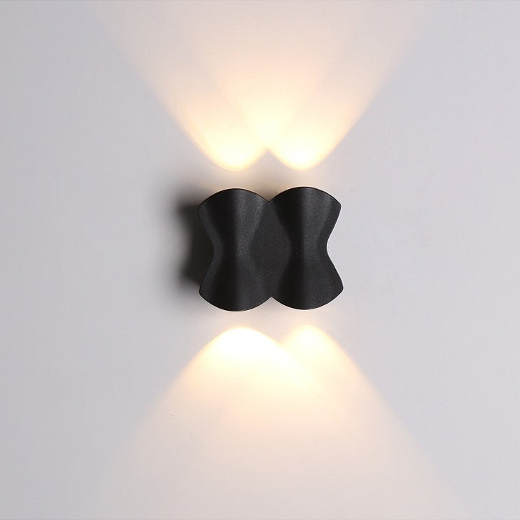 Applique Murale LED en Aluminium Imperméable de Simplicité Moderne pour Patio Extérieur 
