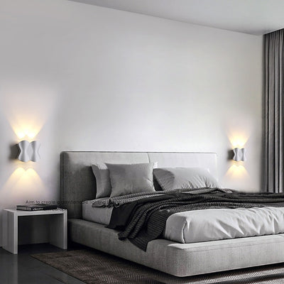 Applique Murale LED en Aluminium Imperméable de Simplicité Moderne pour Patio Extérieur 