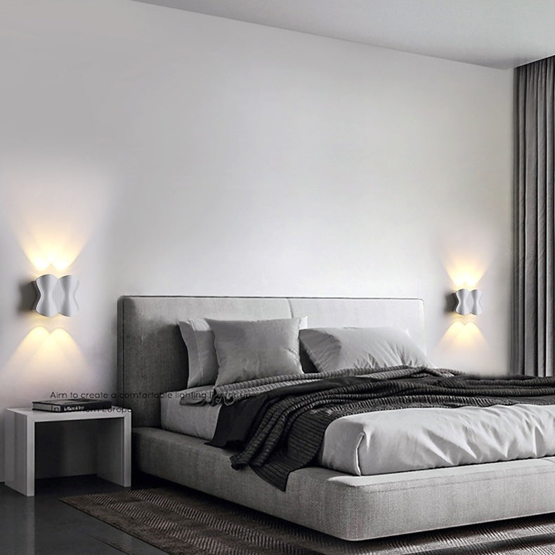 Applique Murale LED en Aluminium Imperméable de Simplicité Moderne pour Patio Extérieur 