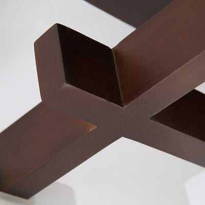 Modern Simplicity Square Acrylic Rubber Wood 4/6/8 - Light Semi-Flush Mount Ceiling Light For Living Room