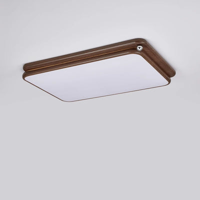Luz de techo LED empotrada de montaje al ras de hierro acrílico con empalme de rectángulo cuadrado redondo retro contemporáneo para sala de estar 