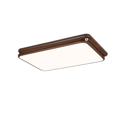 Luz de techo LED empotrada de montaje al ras de hierro acrílico con empalme de rectángulo cuadrado redondo retro contemporáneo para sala de estar 