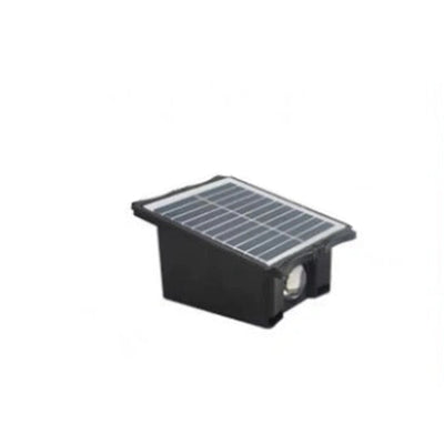 Lámpara de Aplique de Pared LED para Exteriores de Silicona ABS Impermeable Solar de Rectángulo de Simplicidad Moderna para Patio Exterior 